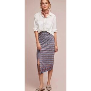 Anthropologie Akemi + Kin Fair Isle Pencil Skirt